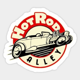 HotRod Alley Sticker